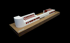 Zentrum für Schiffbau - Ausschnittsmodell von Nora Charlotte Delille