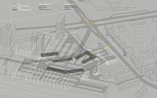 Lageplan - Architektur der Erinnerung- Dokumentationszentrum für die Gedenkstätte KZ-Außenlager Braunschweig Schillstraße von Daniel Geistlinger