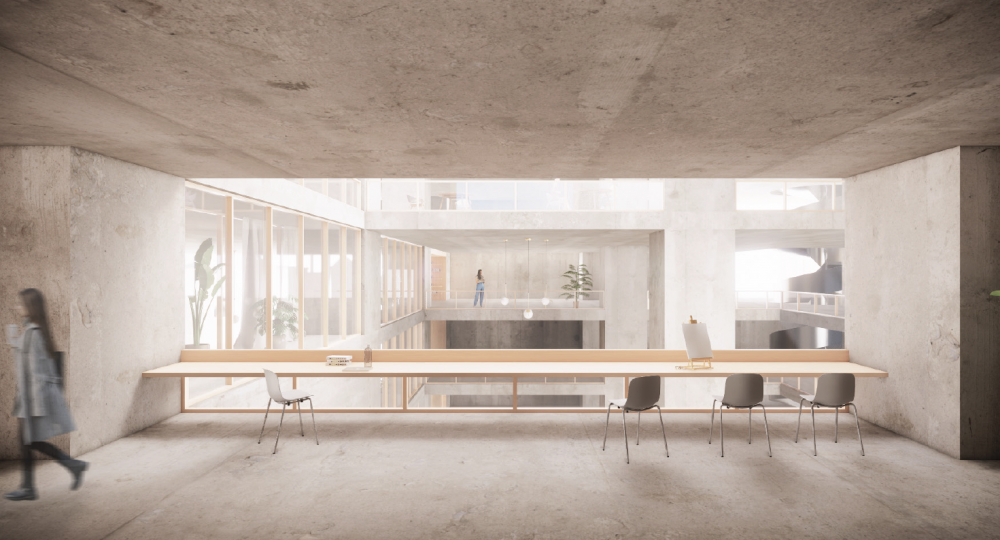 Innenraumperspektive Gefechtsturm I Luisa Großheide& Luise Suits