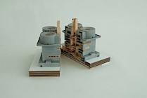 Modellbild Gefechtsturm von Luzia Gödde& Leon Krug