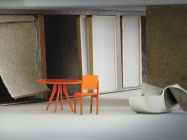 Modellbild Innenraum Gefechtsturm von Elena Ananskich& Vanessa Zwinger