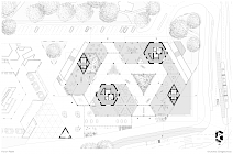 Erdgeschoss Grundriss 'Forum Faber' von Till Watzlawik